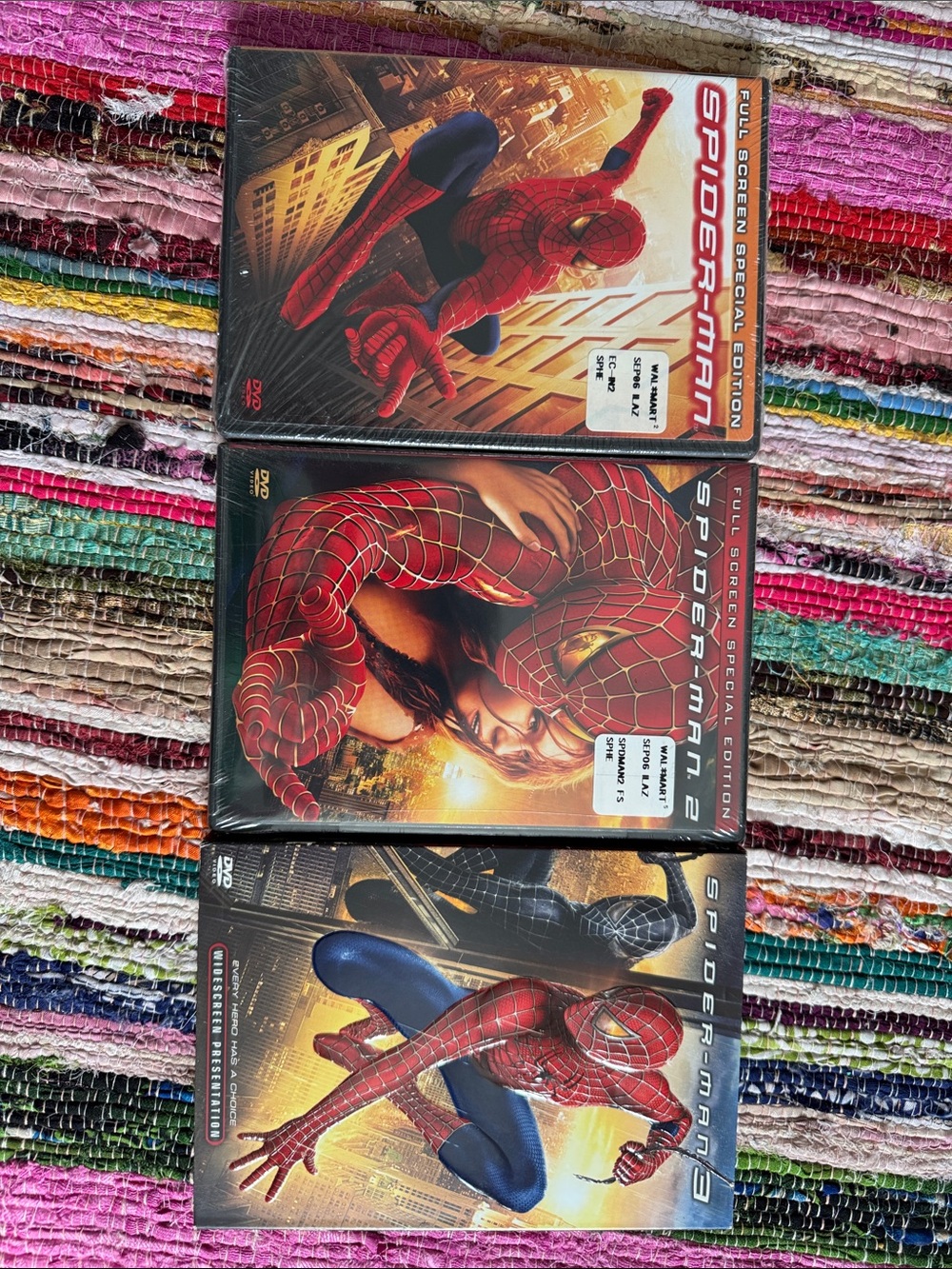 Spiderman DVD 📀 Trilogy lot - 3 movies. Unopened DVD’s SPIDER-MAN 1, 2, 3. New!